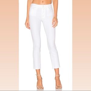 SALE MOTHER The Looker Crop in Glass Slipper Je…